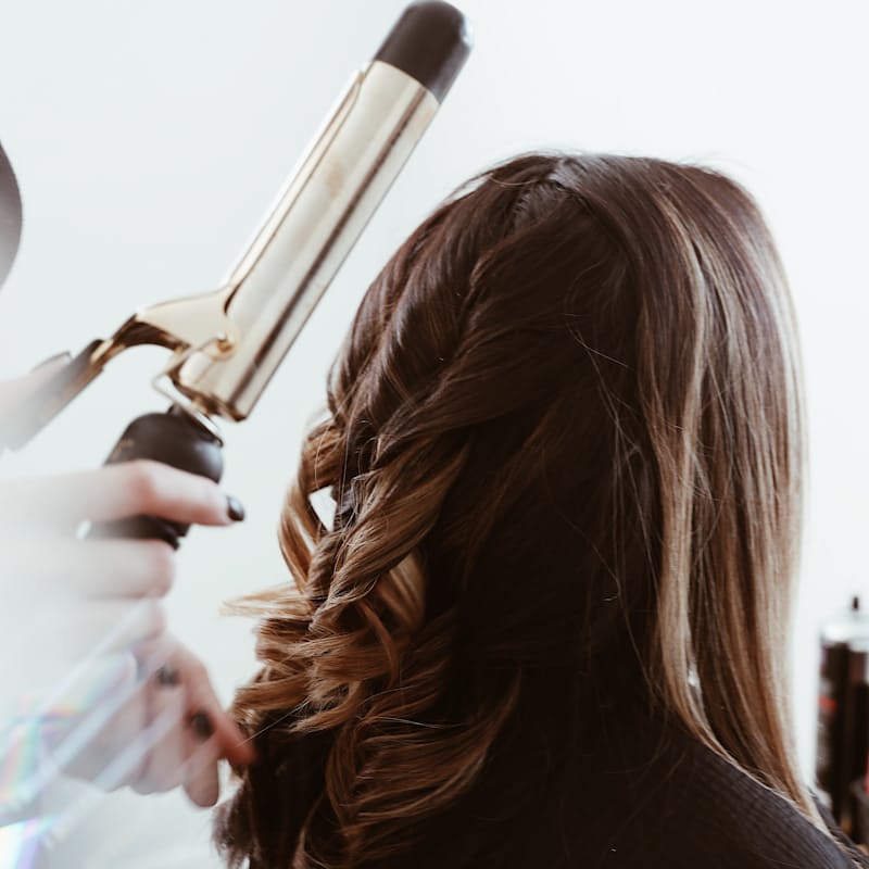 Curling soft waves with an iron