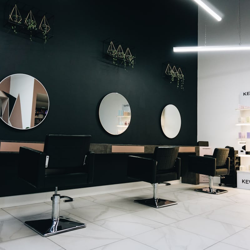 Salon styling stations
